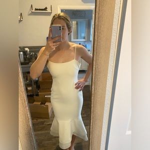 Gorgeous White Likely Midi Dress!